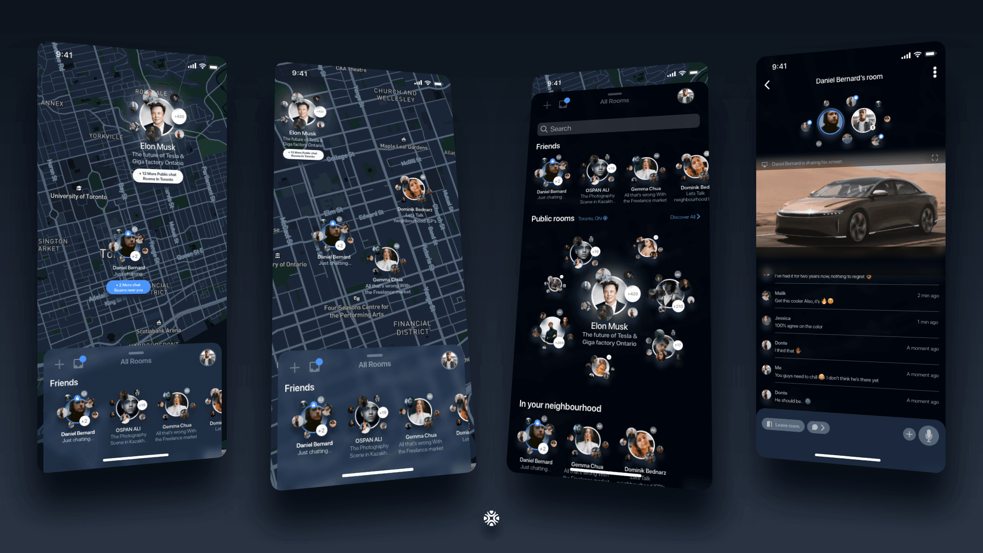Audio Chat Location-Based Mobile App - image 1