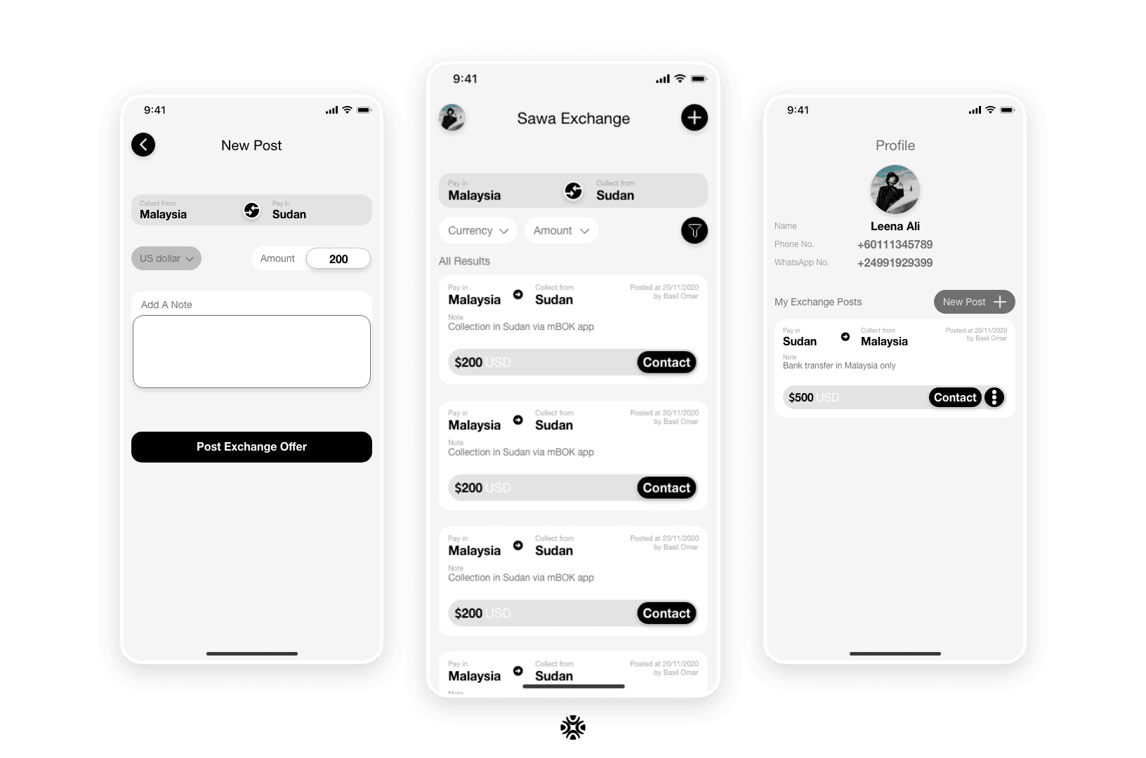 Sawa Exchange - Mobile App - image 1